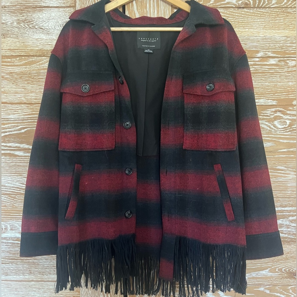 Burgundy/Black XS Sanctuary Jacket